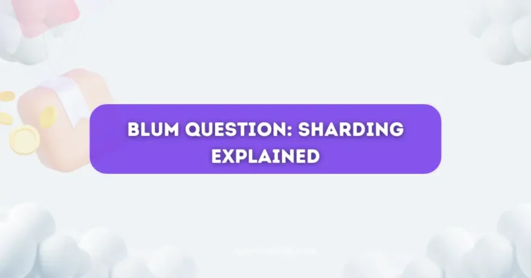 Blum Question Sharding Explained