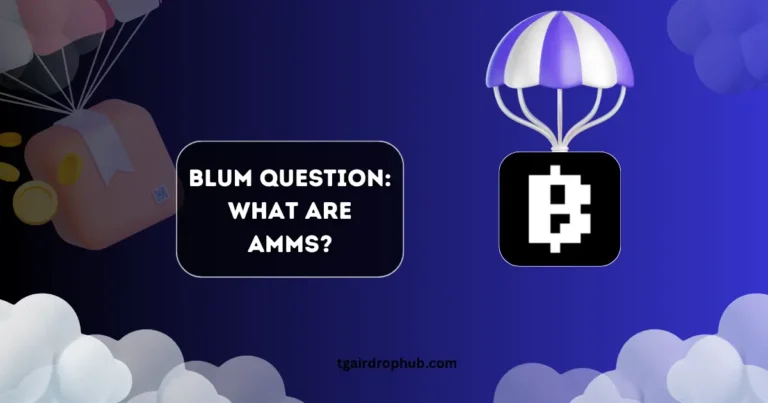 Blum Question: What Are AMMs?