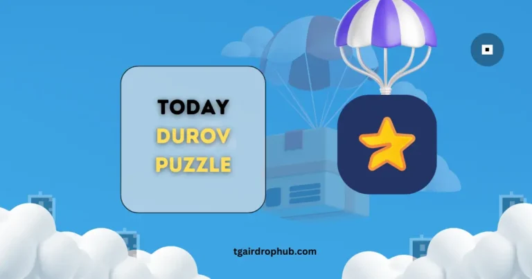 Today Durov Puzzle 10 october 2024