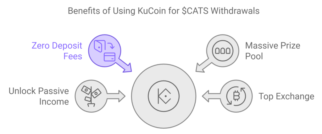 Benefits of Using KuCoin for $CATS Withdrawals